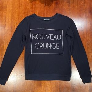 Fleece type material on the outside